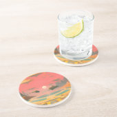 Dream World Zandsteen Onderzetter (Zijkant)