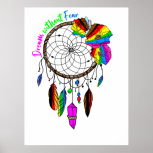 Dream zonder angst - LGBTQ+ Dream Catcher Poster