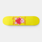 DREAM ZONDER VRIJE HAPPY VALENTIJN gift Skateboard (Horizontaal)