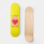 DREAM ZONDER VRIJE HAPPY VALENTIJN gift Skateboard (Voorkant)