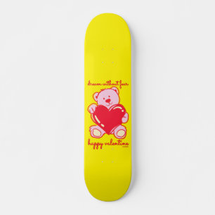 DREAM ZONDER VRIJE HAPPY VALENTIJN gift Skateboard