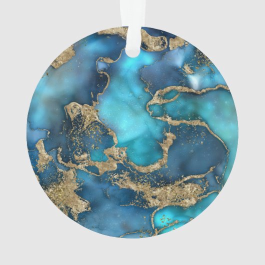 DreamBlue Turquoise et Gold (dos)