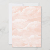 Dreamcatcher Boho Pink pastel Invitation d'anniver (Dos)