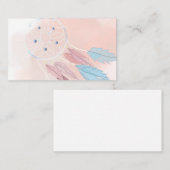 DreamCatcher Dreamcatchers Cartes de visite Abstra (Devant / Derrière)