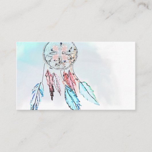 DreamCatcher Dreamcatchers Cartes de visite Abstra (Devant)