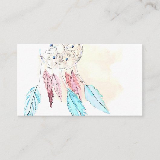 DreamCatcher Dreamcatchers Cartes de visite psychi (Devant)