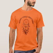 Dreamcatcher Elk kind doet er toe T-shirt (Voorkant)