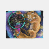 DreamCatcher Fox Fleece Deken (Voorkant (Horizontaal))