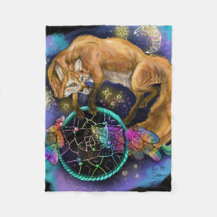DreamCatcher Fox Fleece Deken