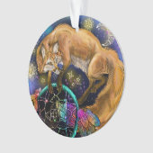 DreamCatcher Fox Ornament (voorkant)
