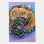 DreamCatcher Fox Theedoek (Verticaal)