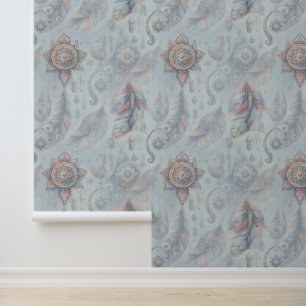 Dreamcatcher in een Boheems thema Behang