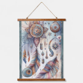 Dreamcatcher in een Boheems thema Hangend Wandkleed