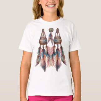 Dreamcatcher in een Boheems thema T-shirt
