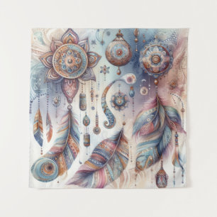 Dreamcatcher in een Boheems thema Wandkleed