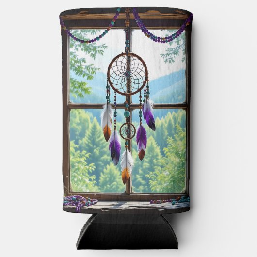 Dreamcatcher in Window | Boho Art (Voorkant)