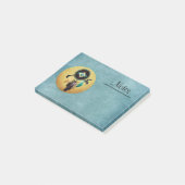 Dreamcatcher op een blauwe achtergrond post-it® notes (Schuin)