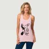 Dreamcatcher - Petroglyph Symbolen Zuidwest Tanktop (Volledige Voorkant)