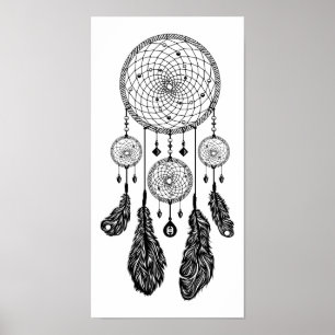 Dreamcatcher - Poster (Blanc)