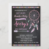 Dreamcatcher Stwood Party Invitation Chalkboard (Devant)