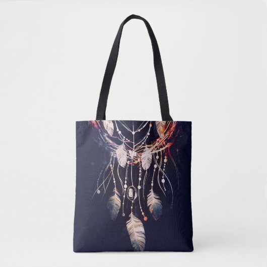 Dreamcatcher, takken, boho stijl, digitale kunst. draagtas (Voorkant)