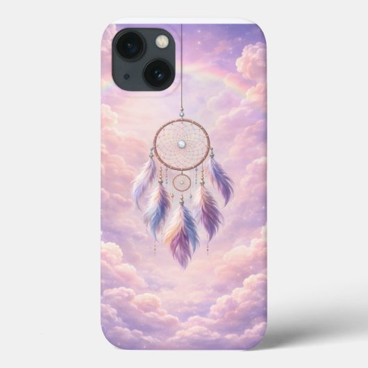 Dreamcatcher with Feathers and Clouds Case-Mate iPhone Case (Achterkant)