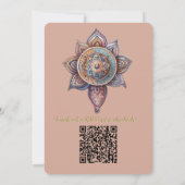 Dreamcatchers in een Boheems thema Kaart (Achterkant)