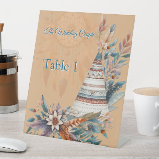 Dreamcatchers in een Boheems thema Reclamebord Met Voetstuk