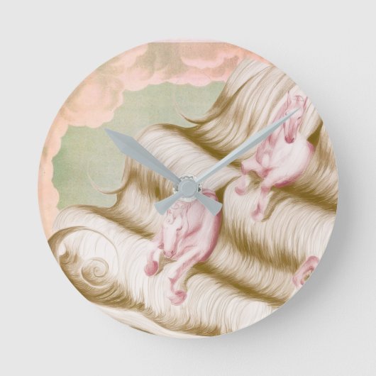 Dreamcore Pastel Clock – Celestial sagitarius Ronde Klok (Voorkant)