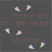 Dreamcore Vinyl Sticker - Eyes (Voorkant)