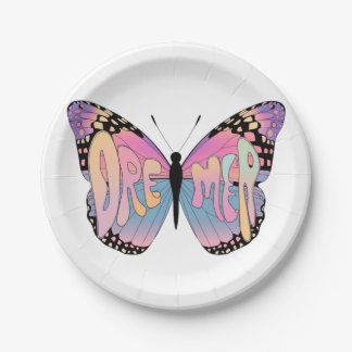 Dreamer Butterfly Vibes Papieren Bordje