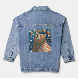 Dreamer Stars and Stripes Beer Denim Jacket