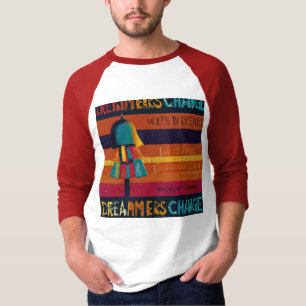 Dreamers Spark Change - Meerkleurig Inspirerend T-shirt
