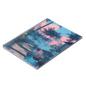 Dreamical Tropical Path Sunset Art Carnet (Côté gauche)