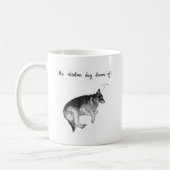 Dreaming alsatian koffiemok (Links)