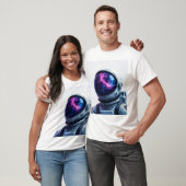 Dreaming Astronaut – Minimalistisch ruimte T-shirt (Unisex)