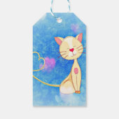 Dreaming Cat Cadeaulabel (Achterkant)