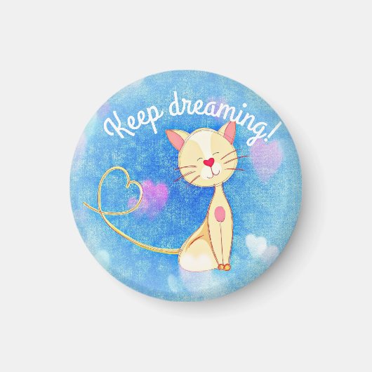 Dreaming Cat Magneet (Voorkant)