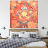 Dreaming Clock: The Automaton of Memories Canvas Afdruk (Insitu (Slaapkamer))