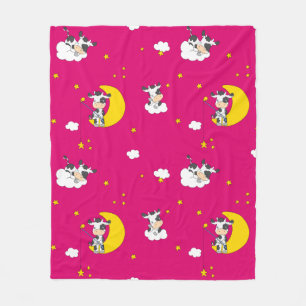 Dreaming Cow Fleece Deken