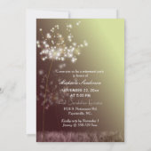 Dreaming Dandelions Retirement Party Kaart (Achterkant)