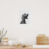 Dreaming dog Poster (Keuken)