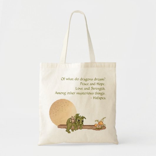 Dreaming dragon tote bag (Voorkant)