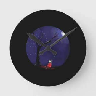 Dreaming Girl Clock Ronde Klok