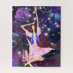 Dreaming Girl Imaginaire Jigsaw Puzzle Peinture