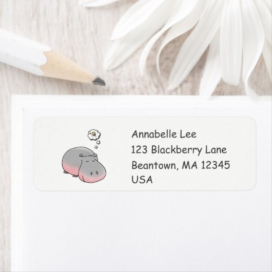 Dreaming Hippo Etiket (Insitu)