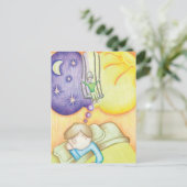 Dreaming in een zwaai briefkaart (Staand voorkant)