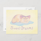 Dreaming Kitten Briefkaart (Voorkant / Achterkant)