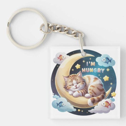 Dreaming Kitten Sleutelhanger (voorkant)