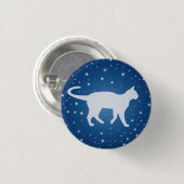 Dreaming met de sterren ronde button 3,2 cm (Voorkant /achterkant)
